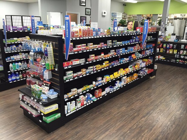 supermarket display shelving