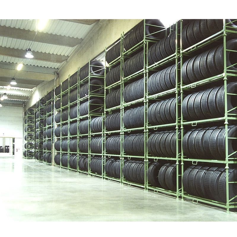 Que tipo de rack é adequado para fábrica de pneus