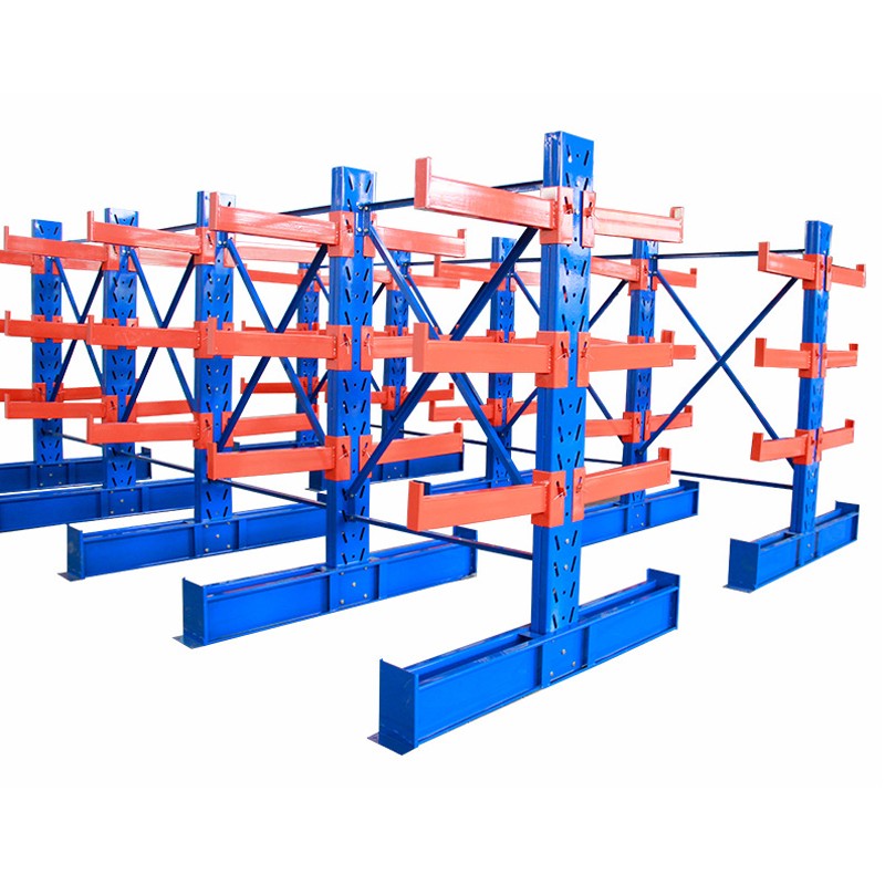 Estrutura e aplicação de estantes cantilever