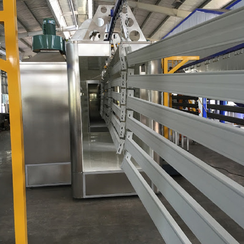 Linha de pintura a pó dos Racks Metálicos